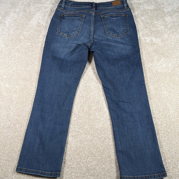 Judy Blue Capri Fit Blue Jeans Womens 9/29 (FITS 29 X 24.5) Stretch Denim - Picture 3 of 12